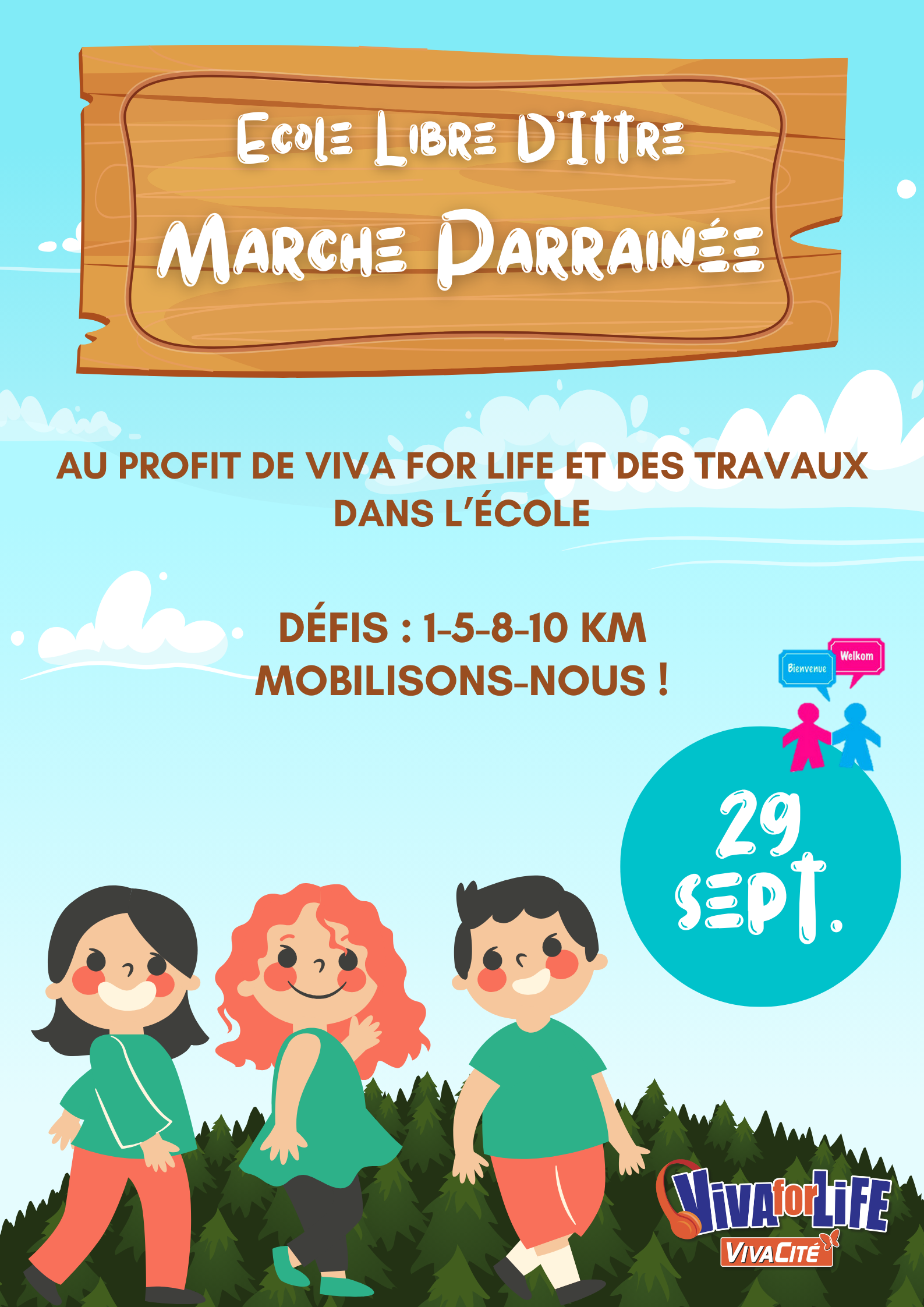 Affiche Marche parrainée