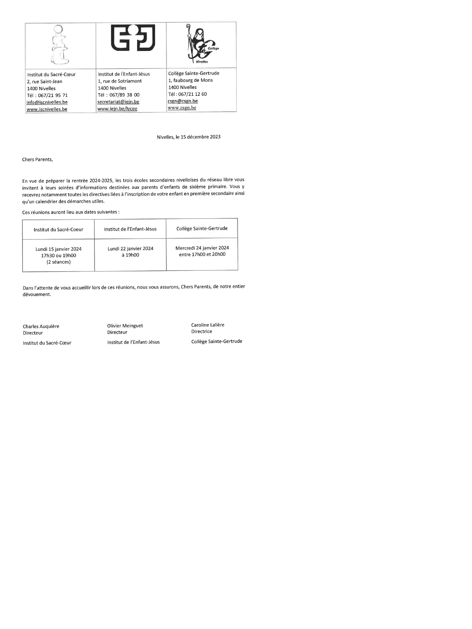 Ecoles secondaires réunions