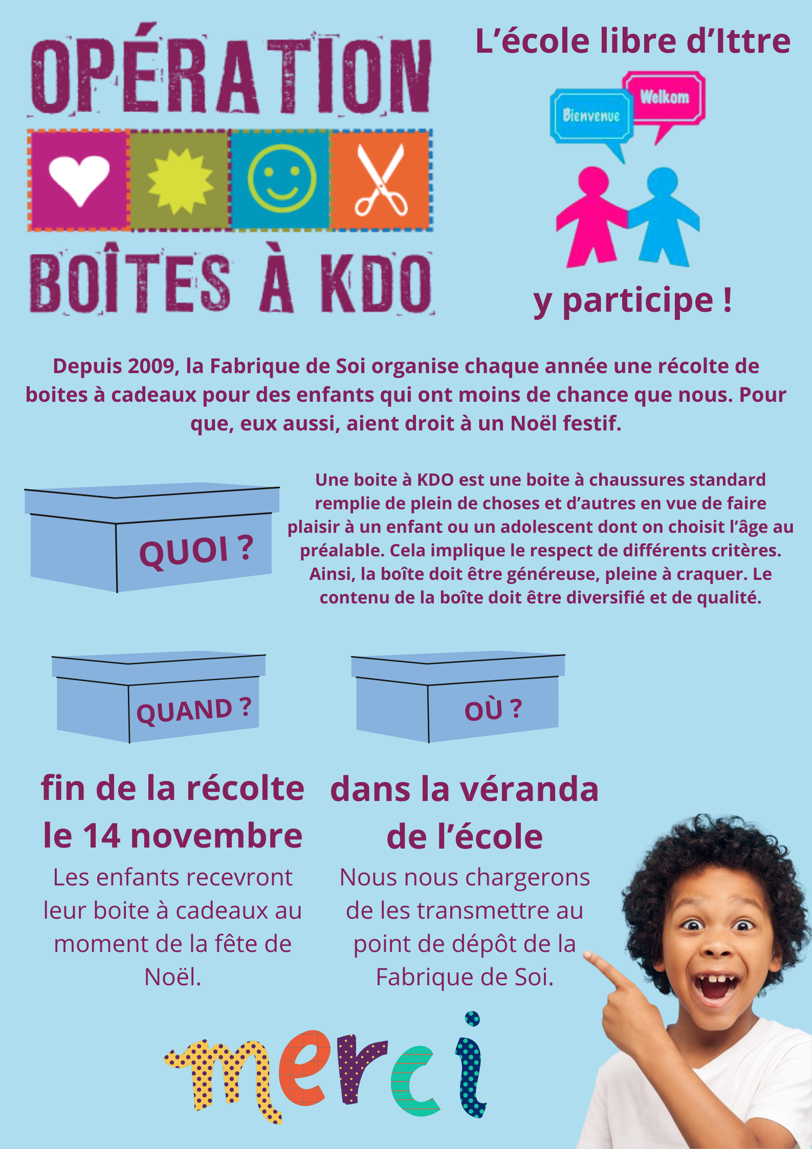 Opération boites à kdo