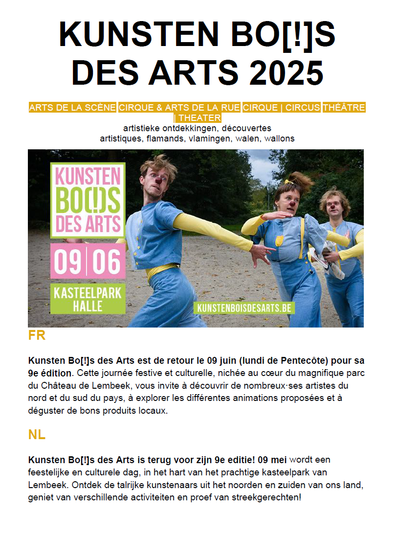 Stage ndls pentecôte