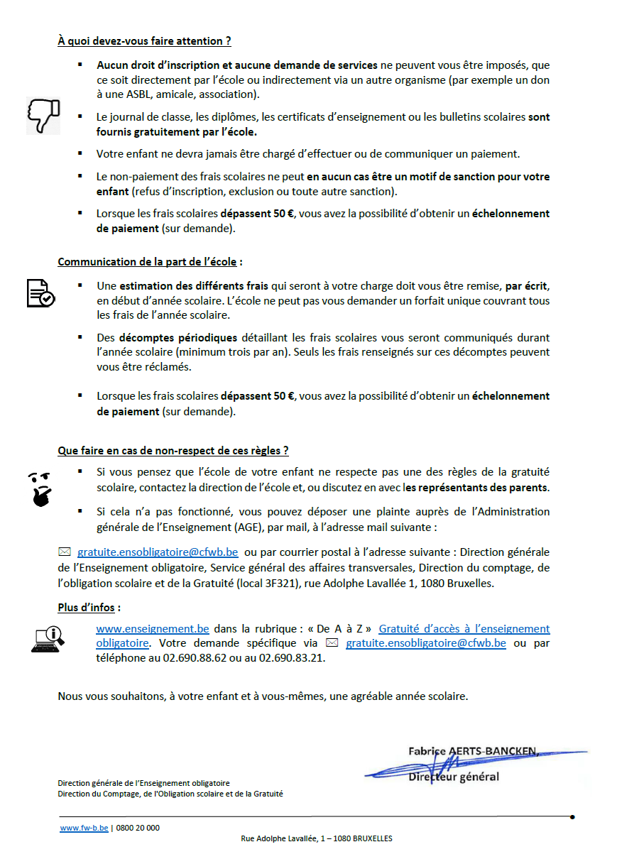 Gratuité prim 456 B