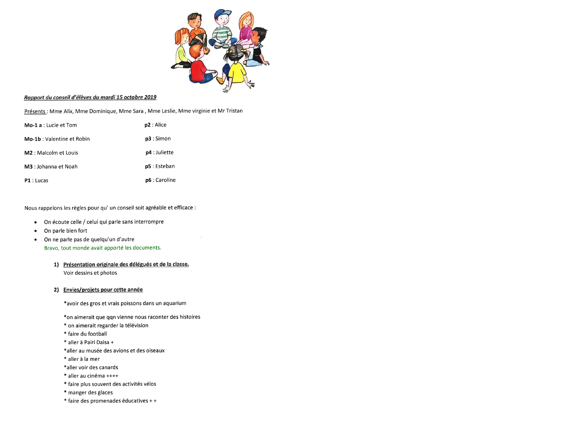 Conseil enfants 15 oct