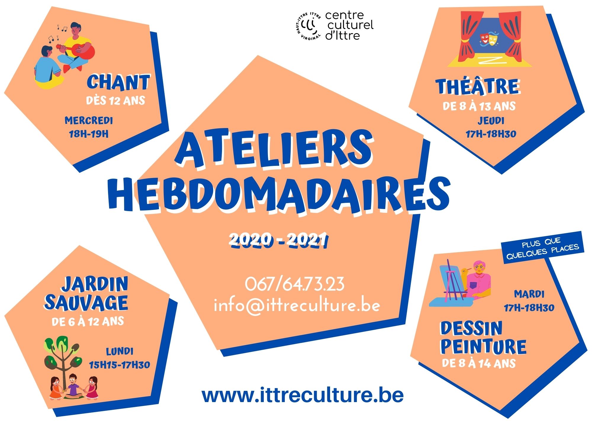 ateliers hebdomadaire Affiche